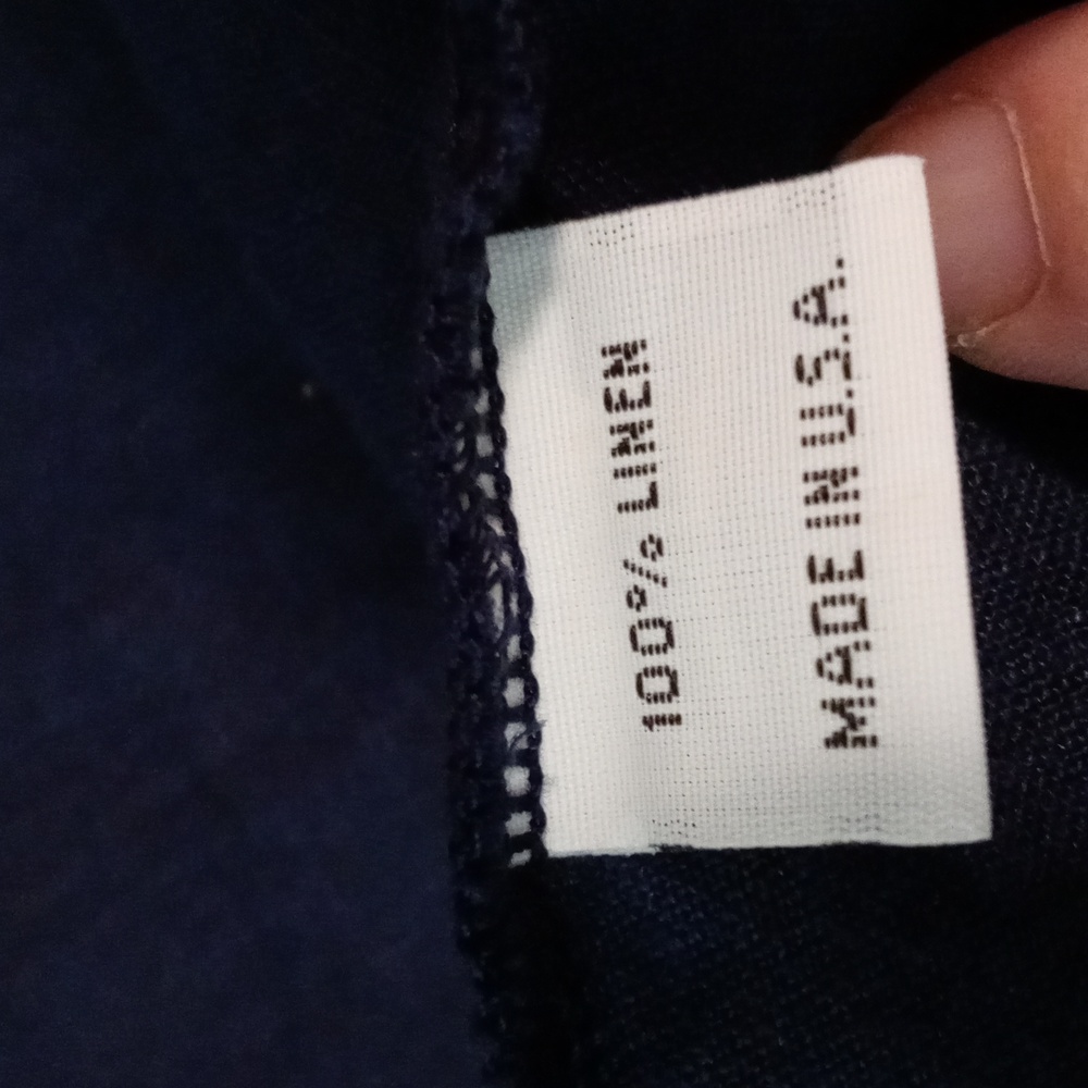 NWT Bryn Walker Navy Button Down Tunic - Picture 7 of 8